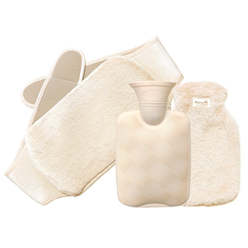 Plüsch-Wärmflaschen-Set Brehn