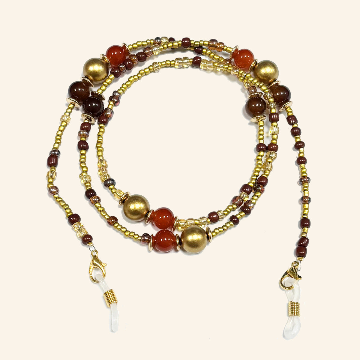 Artisan Perlen Brillen Kette Brehn