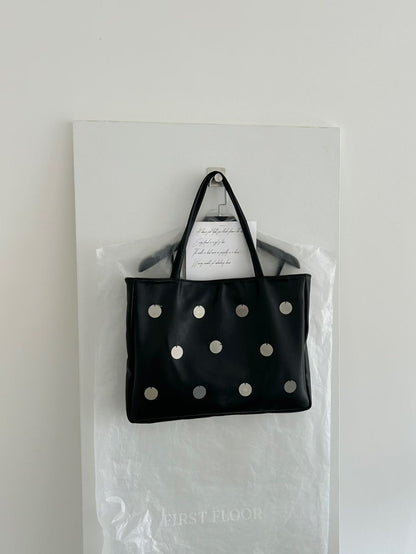 Dekorativer Polka-Dot-Shopper