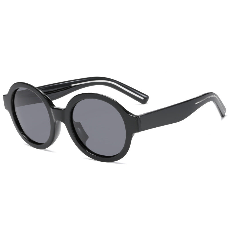 Damen modische Sonnenbrille im stilvollen runden Design Brehn