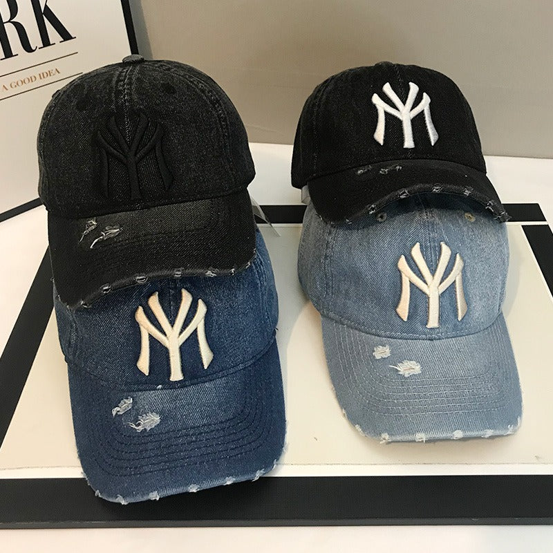Herren Vintage Denim Baseballmütze Brehn 1784188165