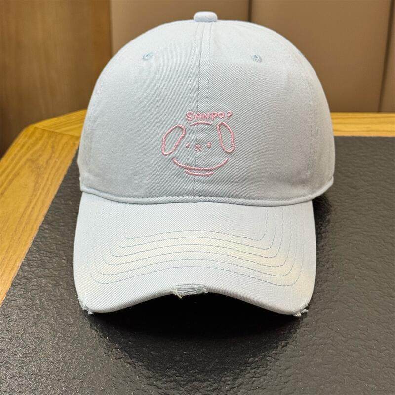 Damen Freizeit Charakter-Stickerei Baseball-Cap Brehn