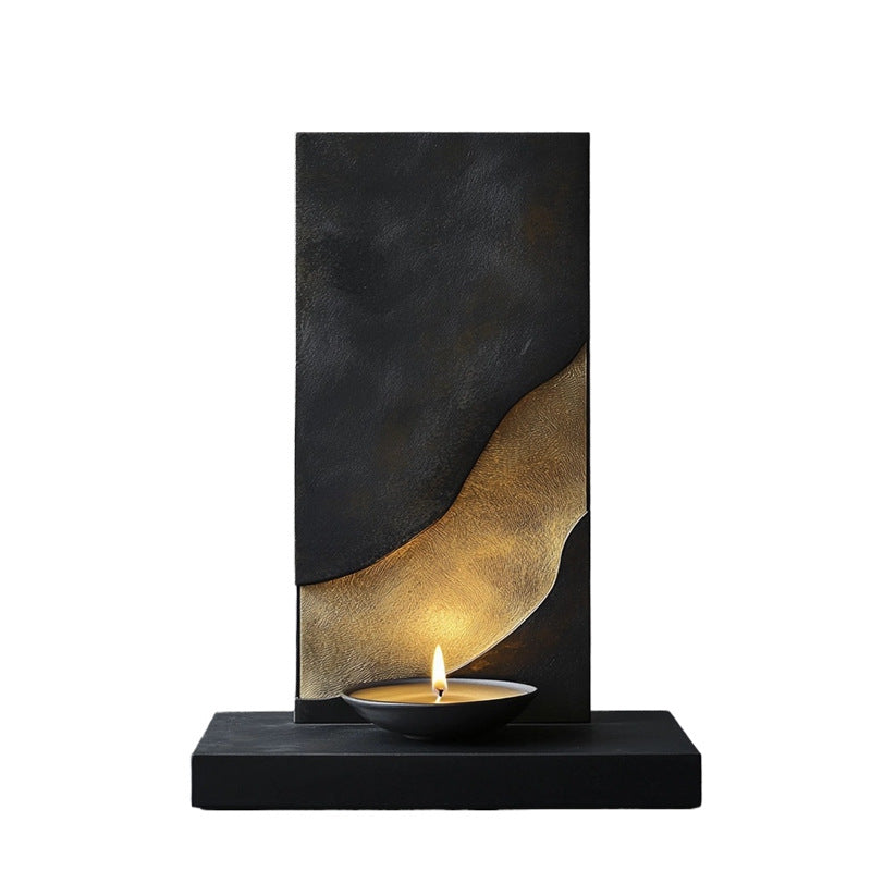 Dekorativer Kerzenhalter Skulptur