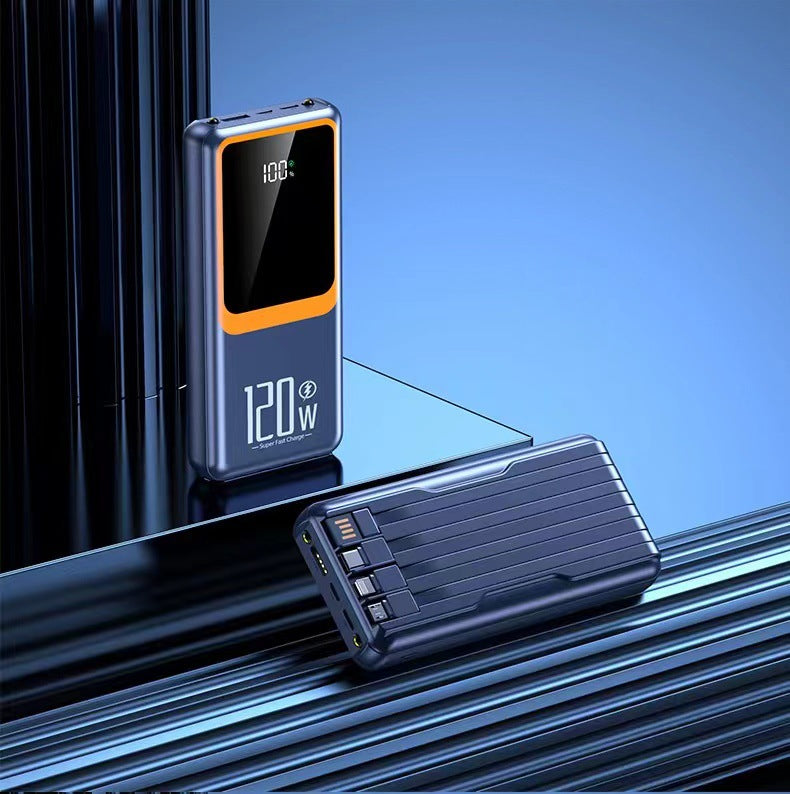 Hochleistungs-Powerbank mit Display und Schnellladefunktion Brehn