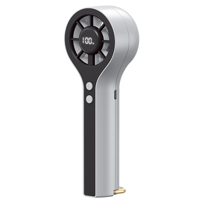 Unisex Tragbarer Handventilator mit LCD-Display und ergonomischem Design Brehn