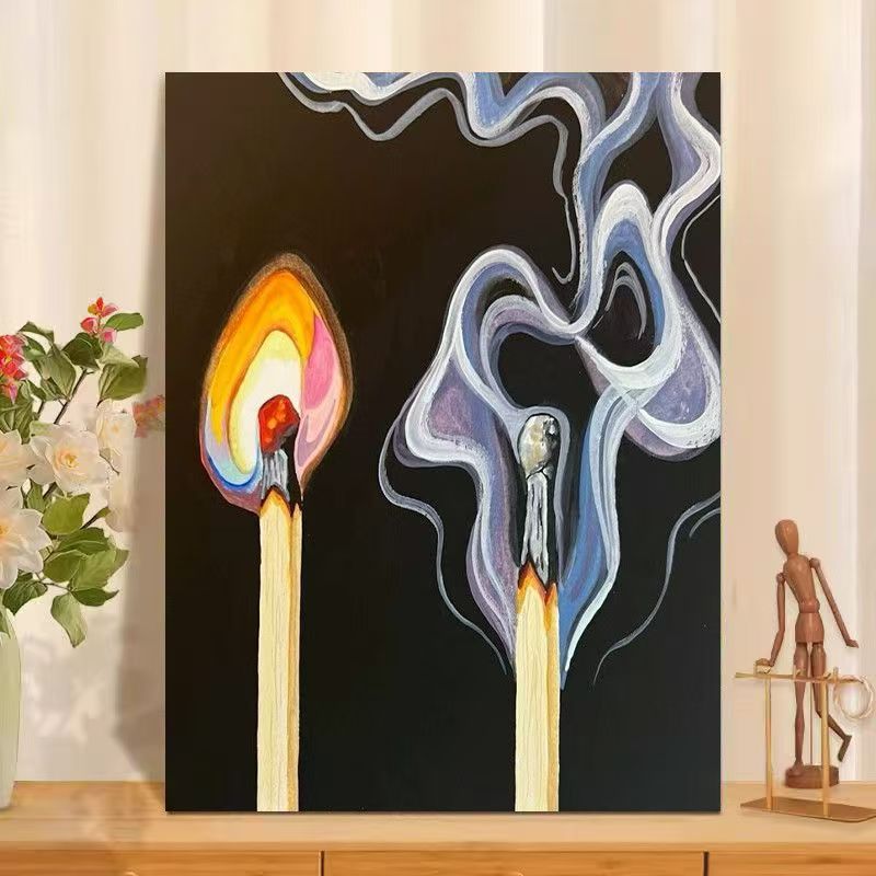 Abstract Smoke Art Print Brehn