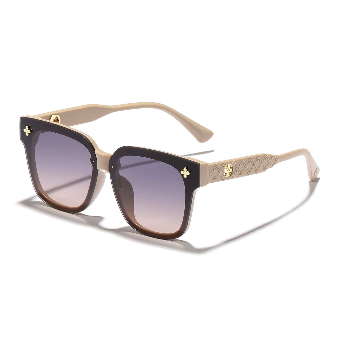 Damen modische Sonnenbrille mit extravagantem Rahmen und polarisierten Gläsern Brehn