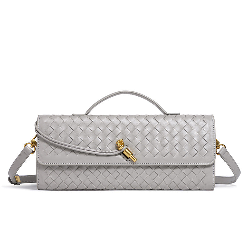 Texturierte Gewebte Clutch Tasche Brehn