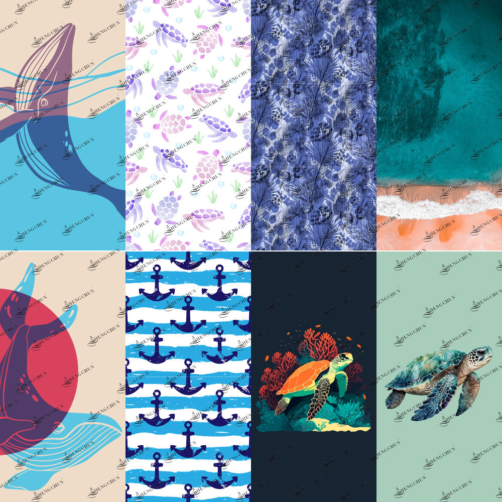 Strandtuch mit artistischem Mandala-Design Brehn