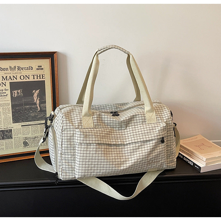Stylische gemusterte Reisetasche Brehn