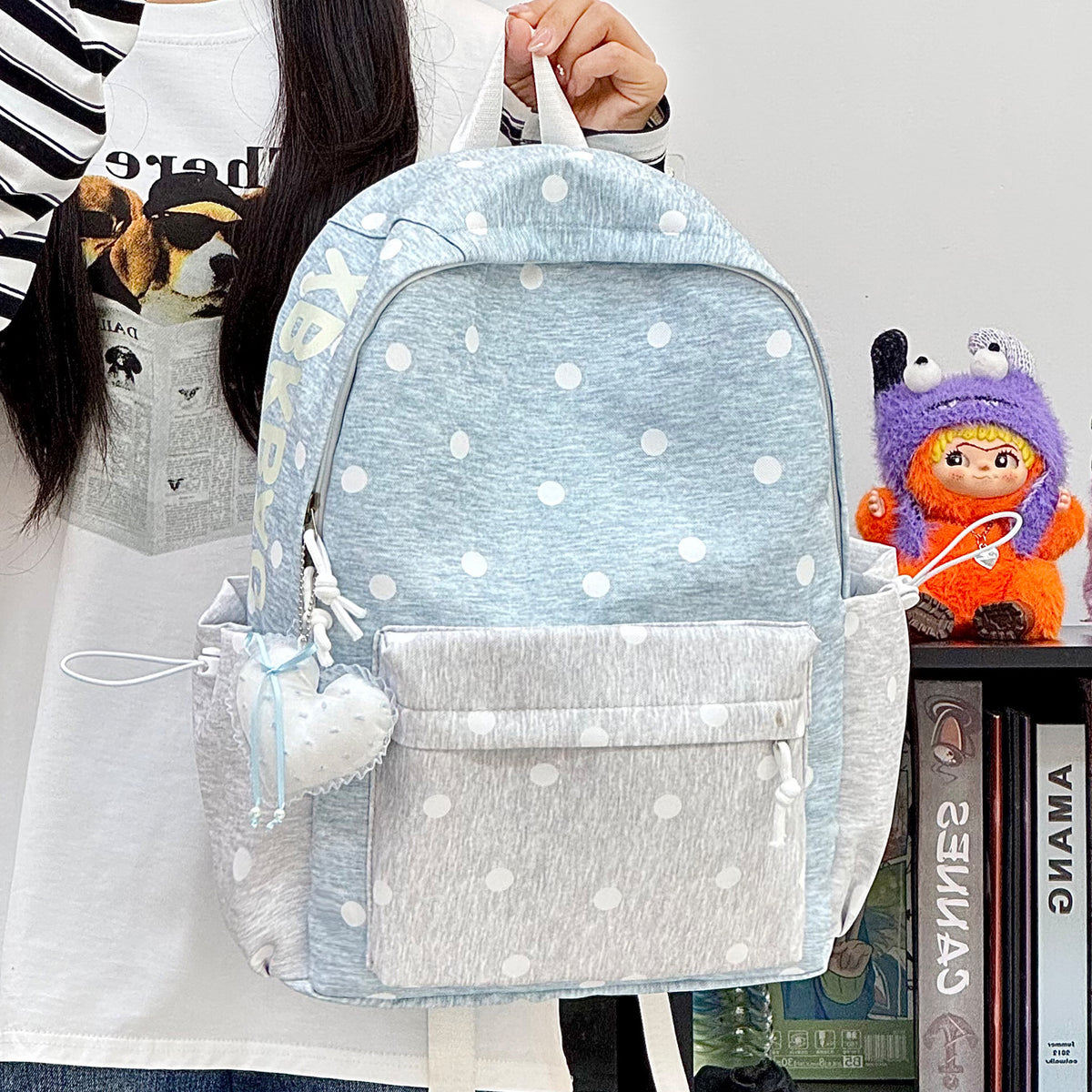 Stylische gepunktete Rucksack Brehn 1791205639
