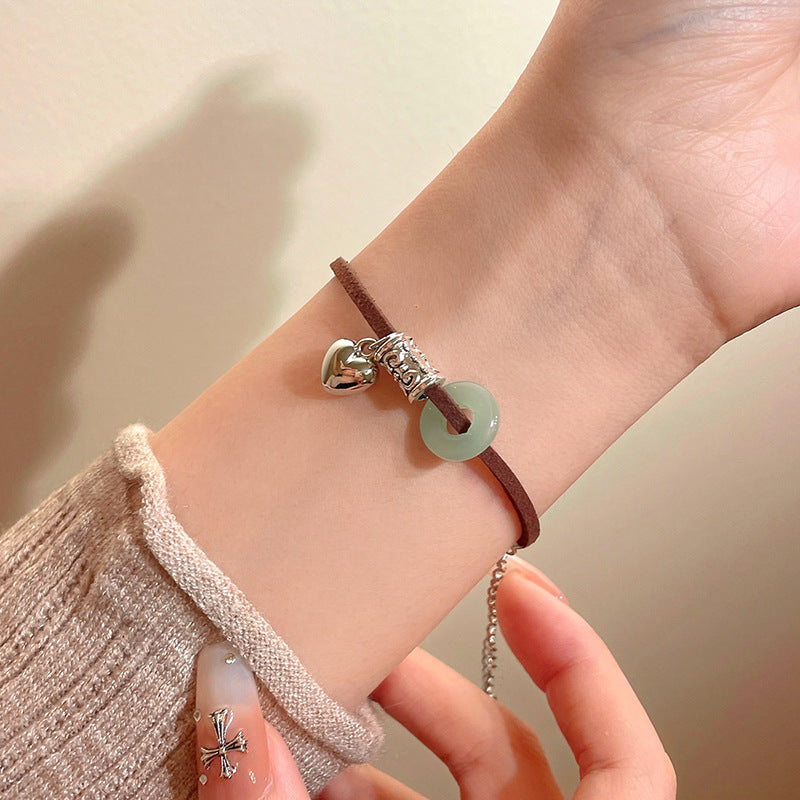 Herzen Charm verstellbares Armband Brehn