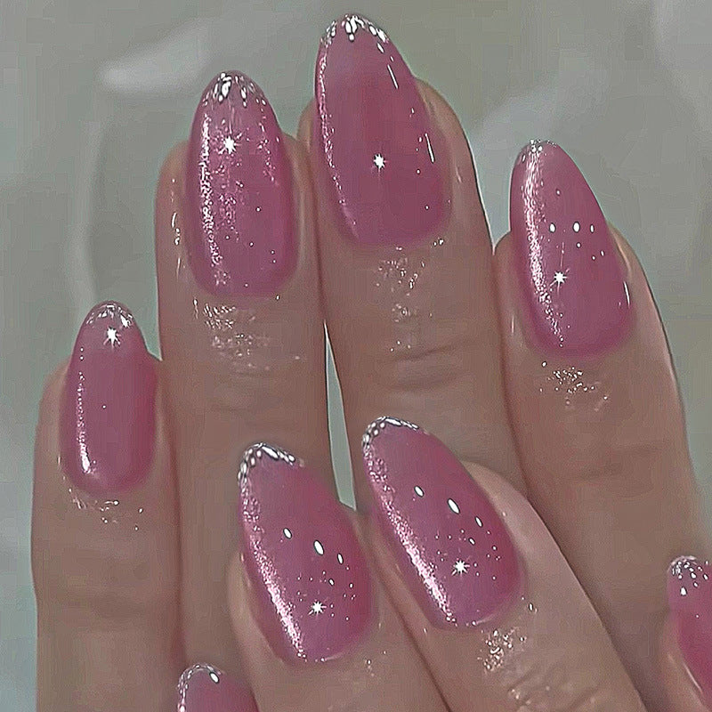 Glitzerndes Press-On Nagelset Brehn