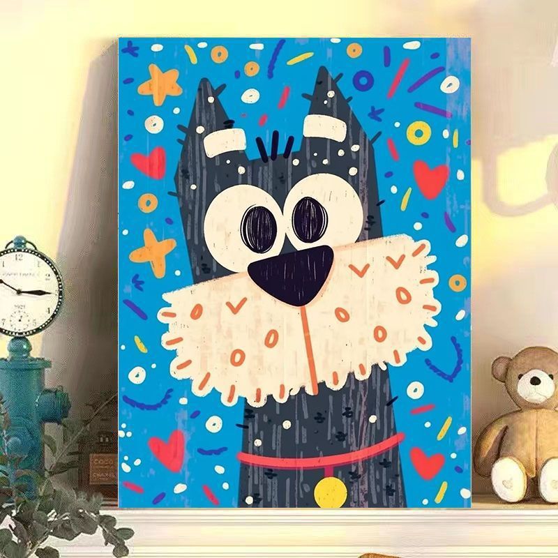 Verspielt Katzen-Themen Leinwand Wandkunst Brehn