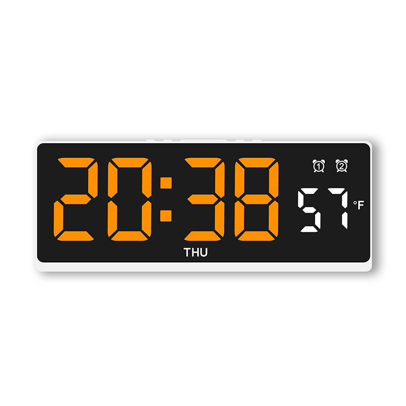 Digitaler Wecker mit Großem Led-Display und Wetteranzeige Brehn