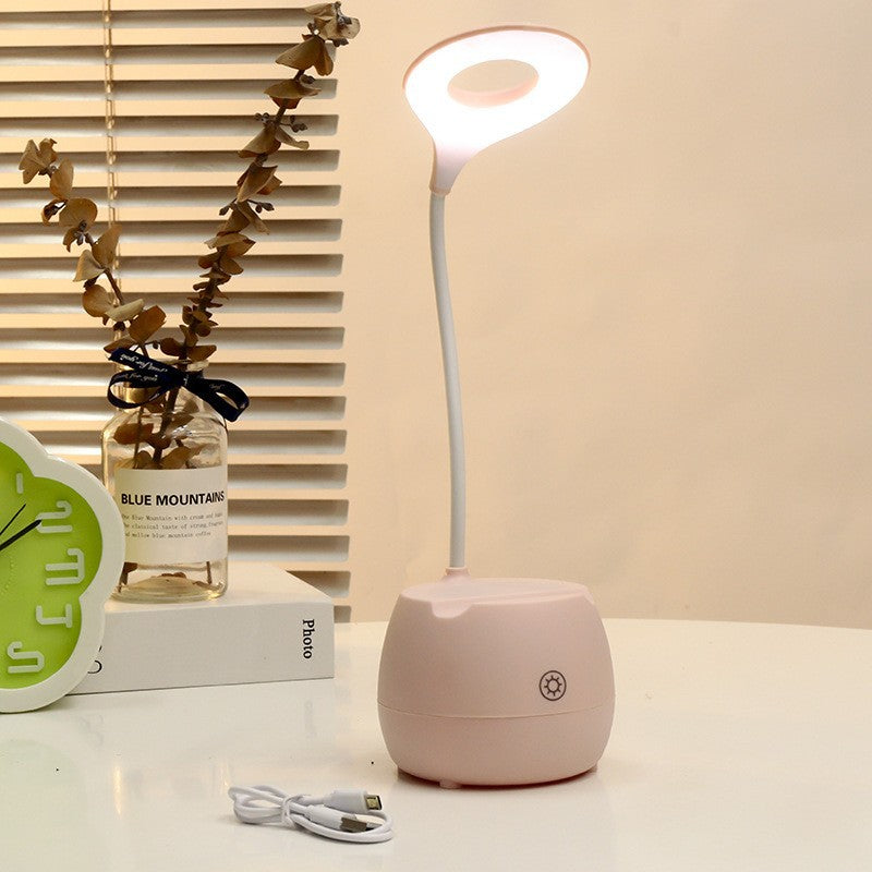 Damen LED Schreibtischlampe mit flexiblem Arm Brehn