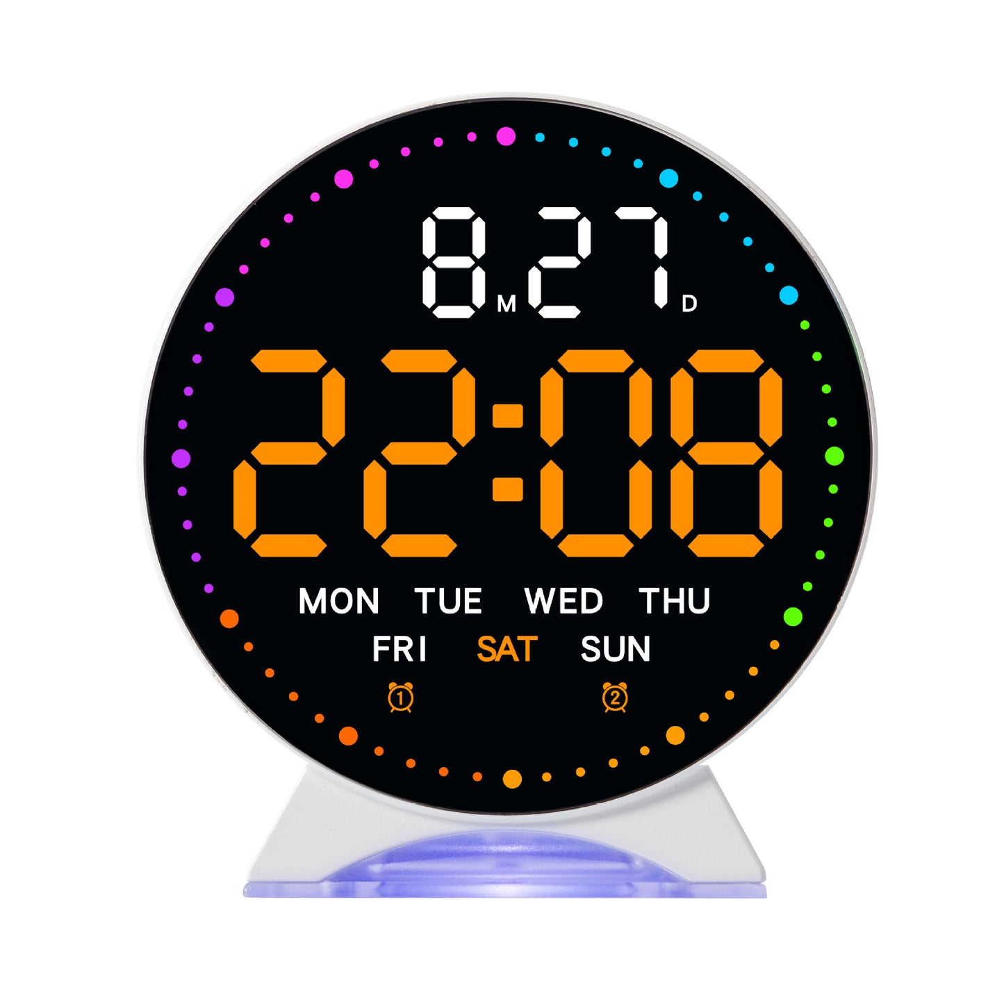 Digitaler Wecker mit Großer Led-Anzeige und Multifunktionalem Display Brehn