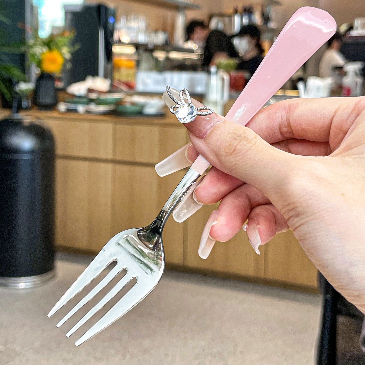 Elegantes Dessertgabelset Brehn