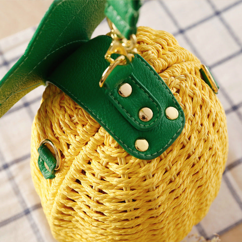 Kreative Korbtasche Im Ananas-Design Brehn