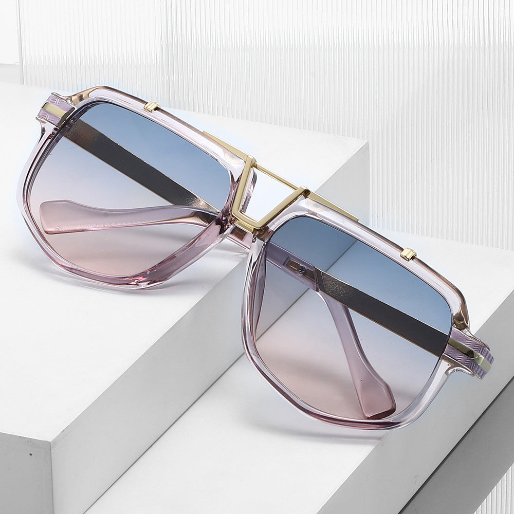 Chic Geometrische Quadratische Rahmen Sonnenbrille Brehn