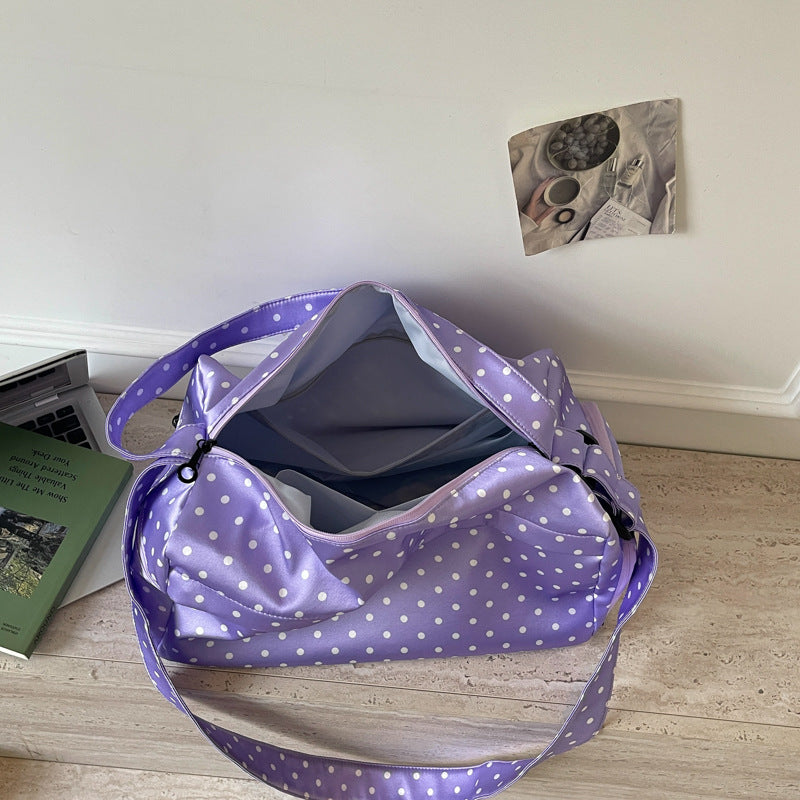 Stylische gepunktete Reisduffelbag Brehn