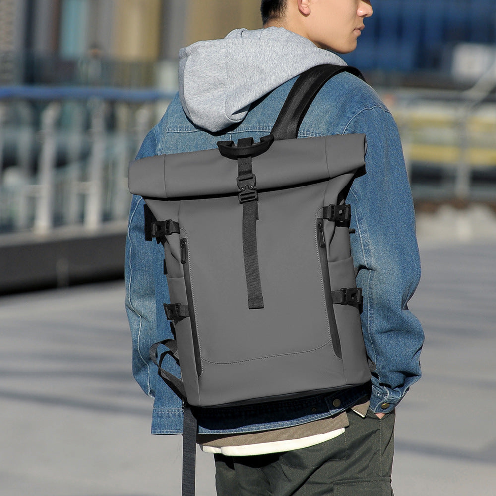 Wasserdichter Rolltop-Rucksack Brehn