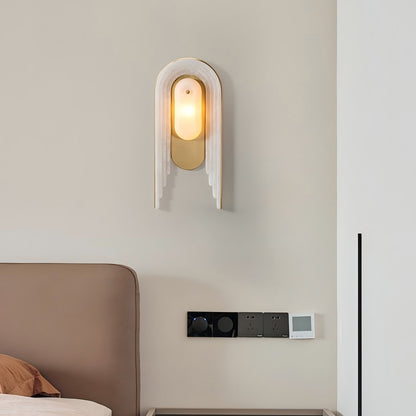 Moderne Alabaster Wandleuchte