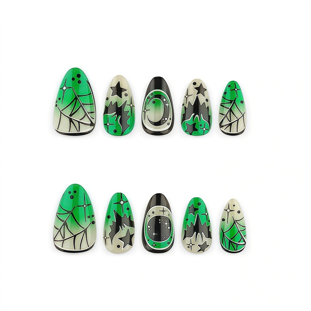 Kunstnägel mit Halloween-Motiv Brehn
