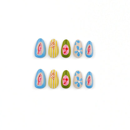 Kreatives Nagelkunst Set mit Verspielten Motiven Brehn