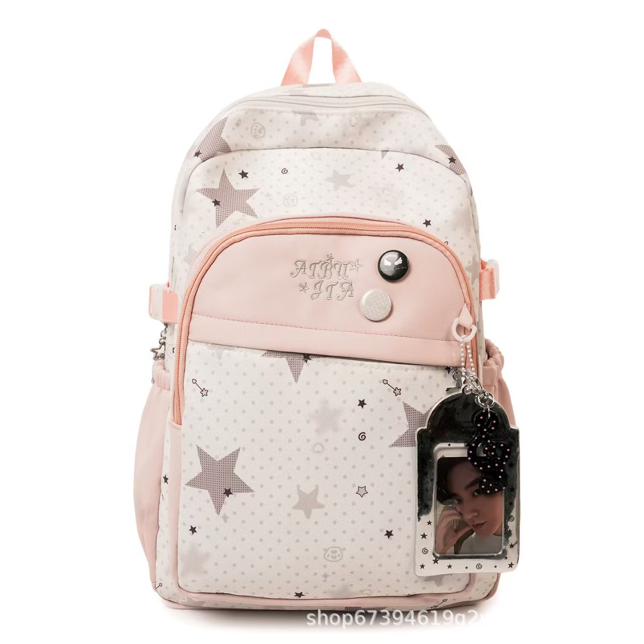 Stylische Sternmuster-Rucksack Brehn