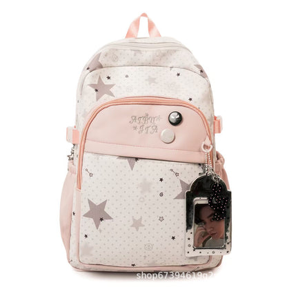 Stylische Sternmuster-Rucksack Brehn