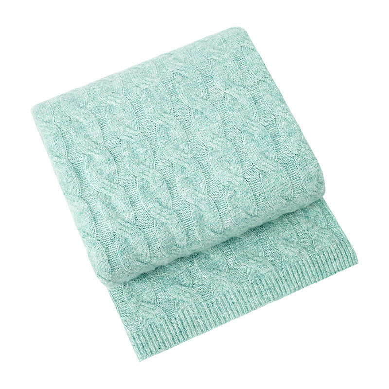 Gemütliche Strickdecke Brehn