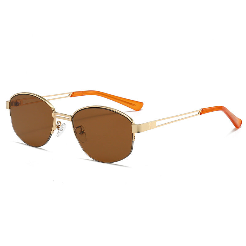 Damen modische Brille mit modernem Metallrahmen Brehn