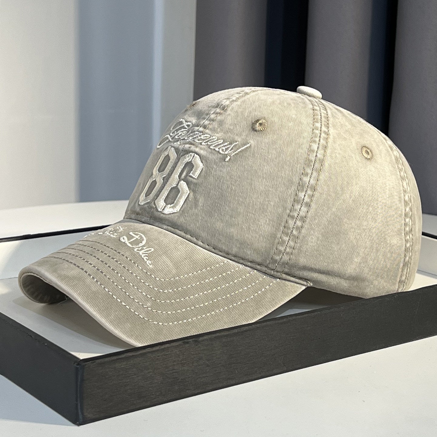 Herren Vintage-inspirierte distressed Baseballmütze Brehn