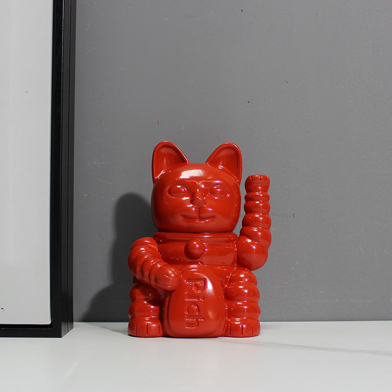 Verspielte Katzenfigur