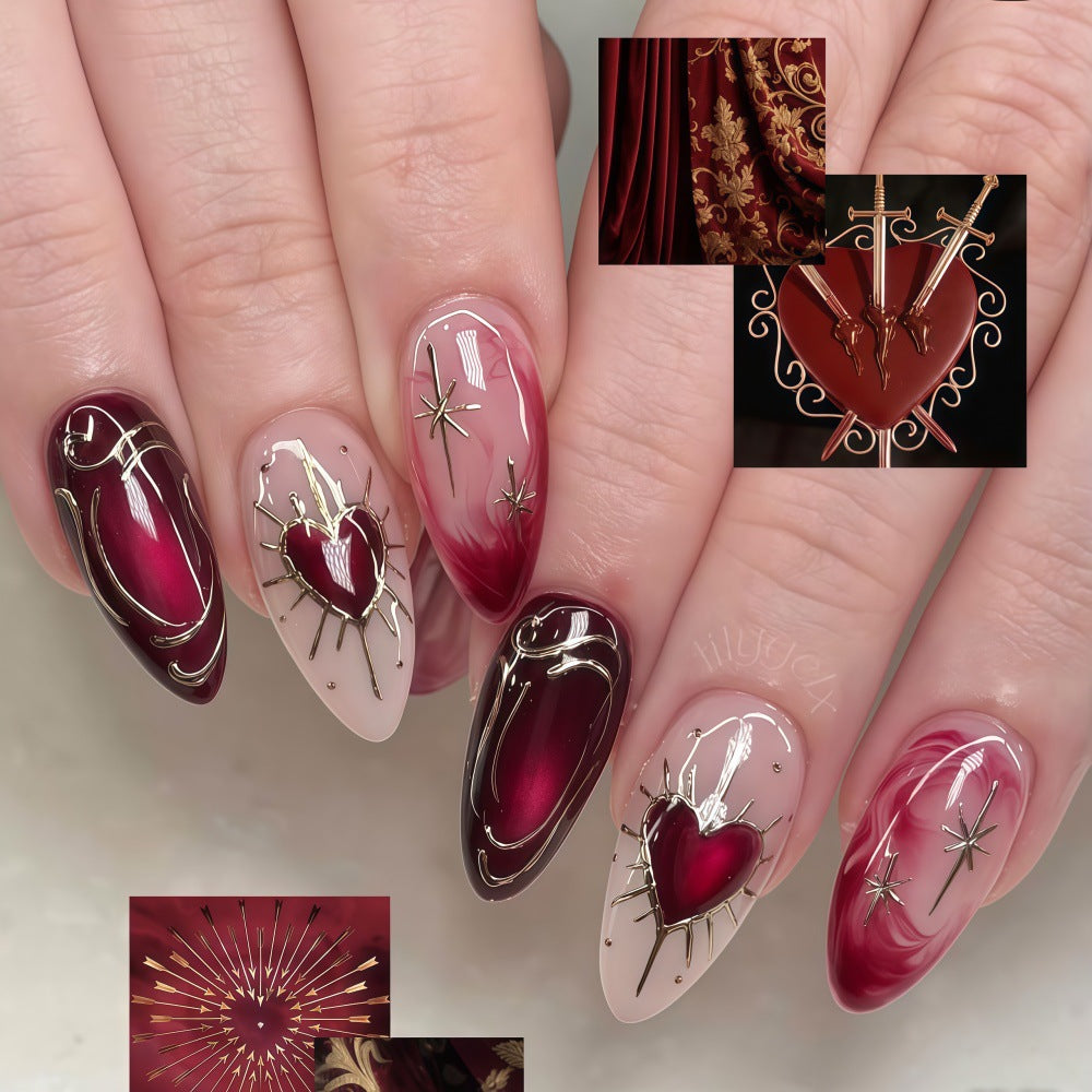 Dekorative Kunstnägel Set Brehn