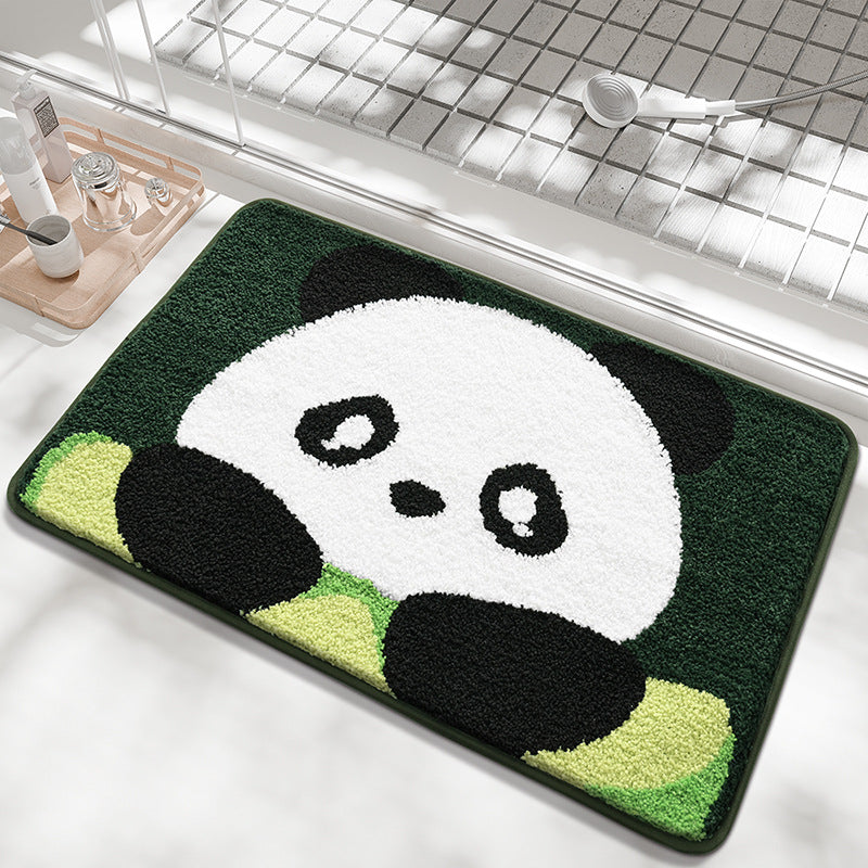 Adorabler Panda-Themen Badezimmerteppich