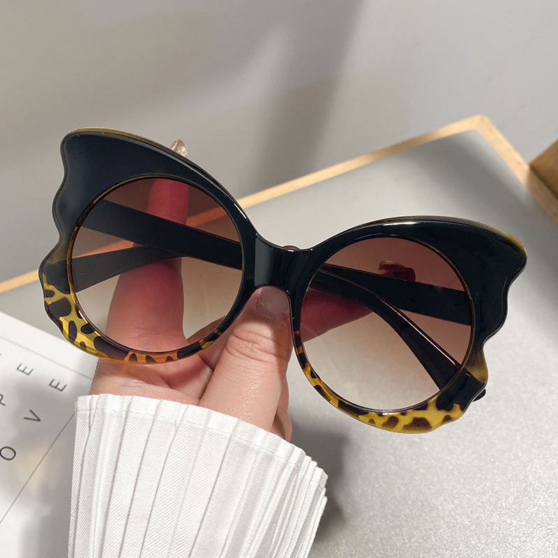 Damen Cat-Eye Sonnenbrille mit einzigartiger Rahmenführung und UV-Schutz Brehn