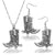 Cowboy Stiefel Schmuckset Brehn