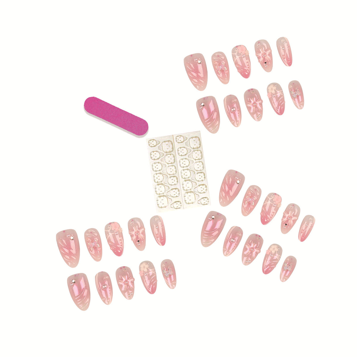 Glamouröse Press-On-Nagelspitzen