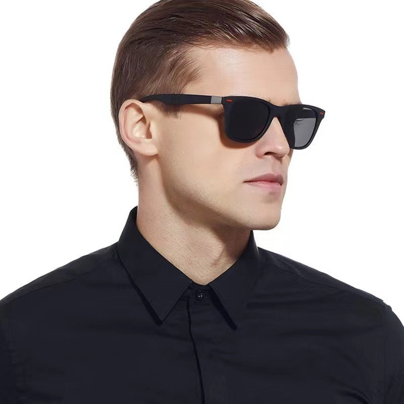 Damen stilvolle Retro-Sonnenbrille mit robustem Gestell Brehn