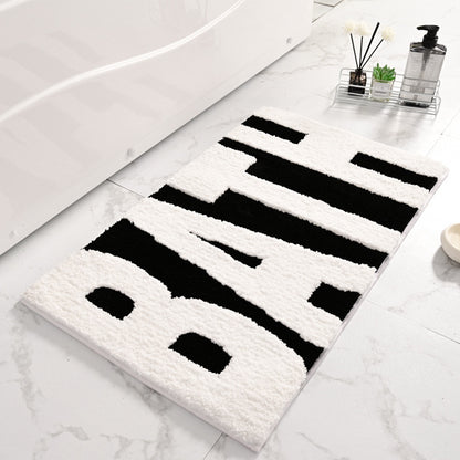 Moderne abstrakte Badematte Brehn
