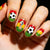 Kreative Fußball-Nagelkunst Brehn