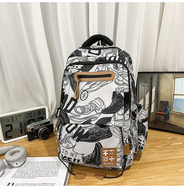 Grafikdesign Hochkapazitäts-Schulrucksack