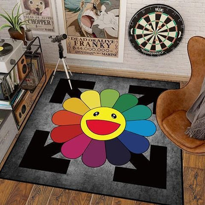 Künstlerischer blumenförmiger Teppich Brehn
