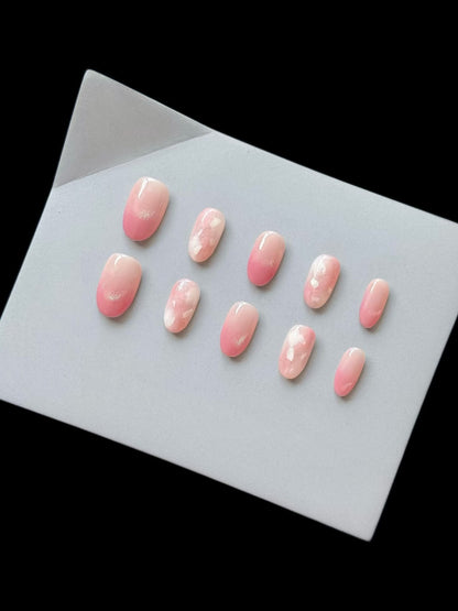 Künstlerisches Ombre Press-On Nagel Set  1791774038