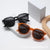 Damen stilvolle Sonnenbrille im modernen Polygonalen Design Brehn