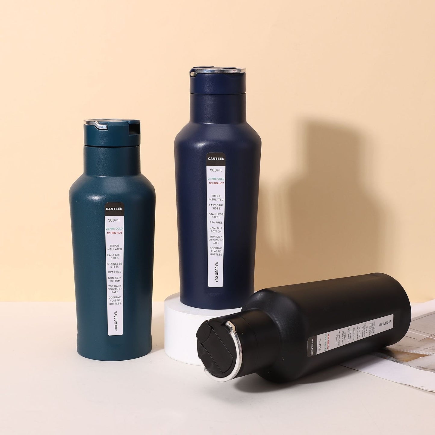 Damen Edelstahl Trinkflasche Brehn