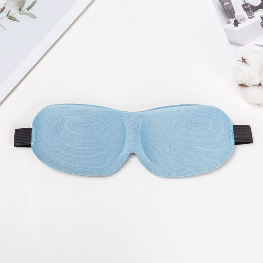 Unisex nan lichtblockierende Reisemaske mit thermoformbarer Nylonhülle und breitem Komfortband Brehn