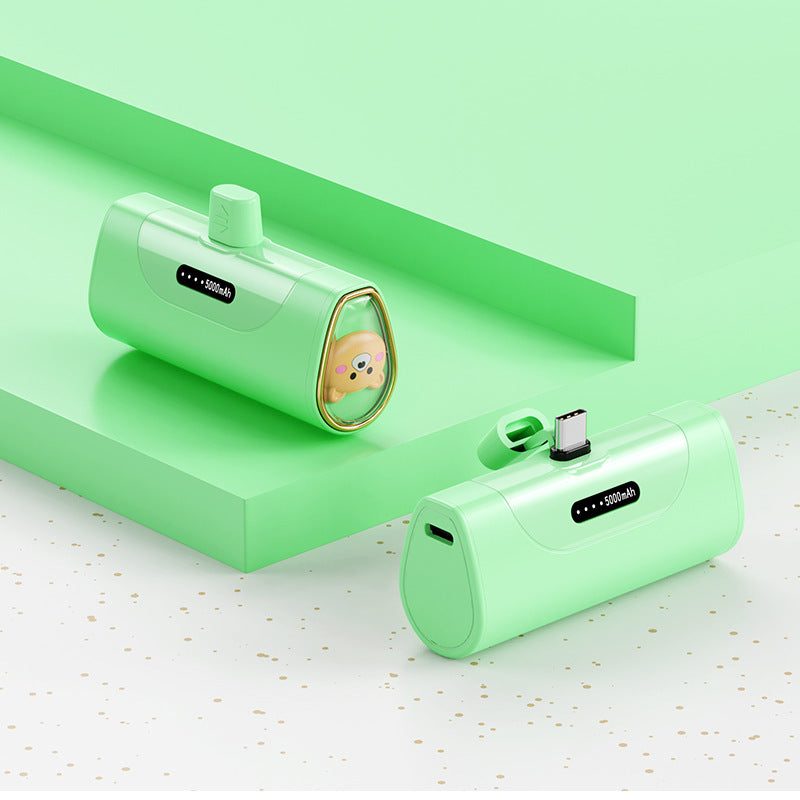 Lustige Powerbank mit integrierter Tierfigur Brehn